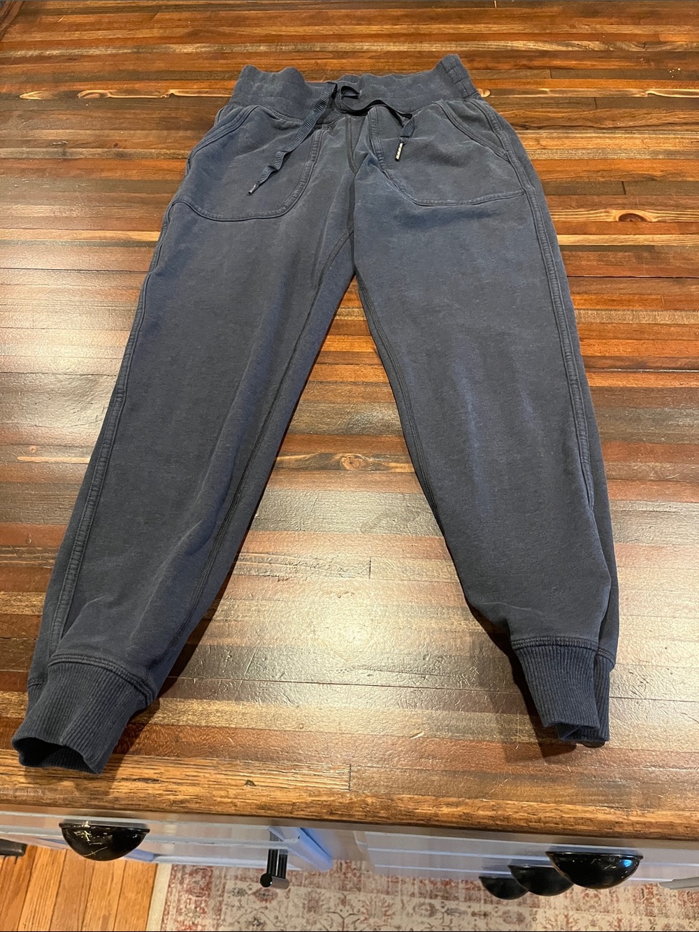Lululemon Black Drawstring Jogger Pants 4